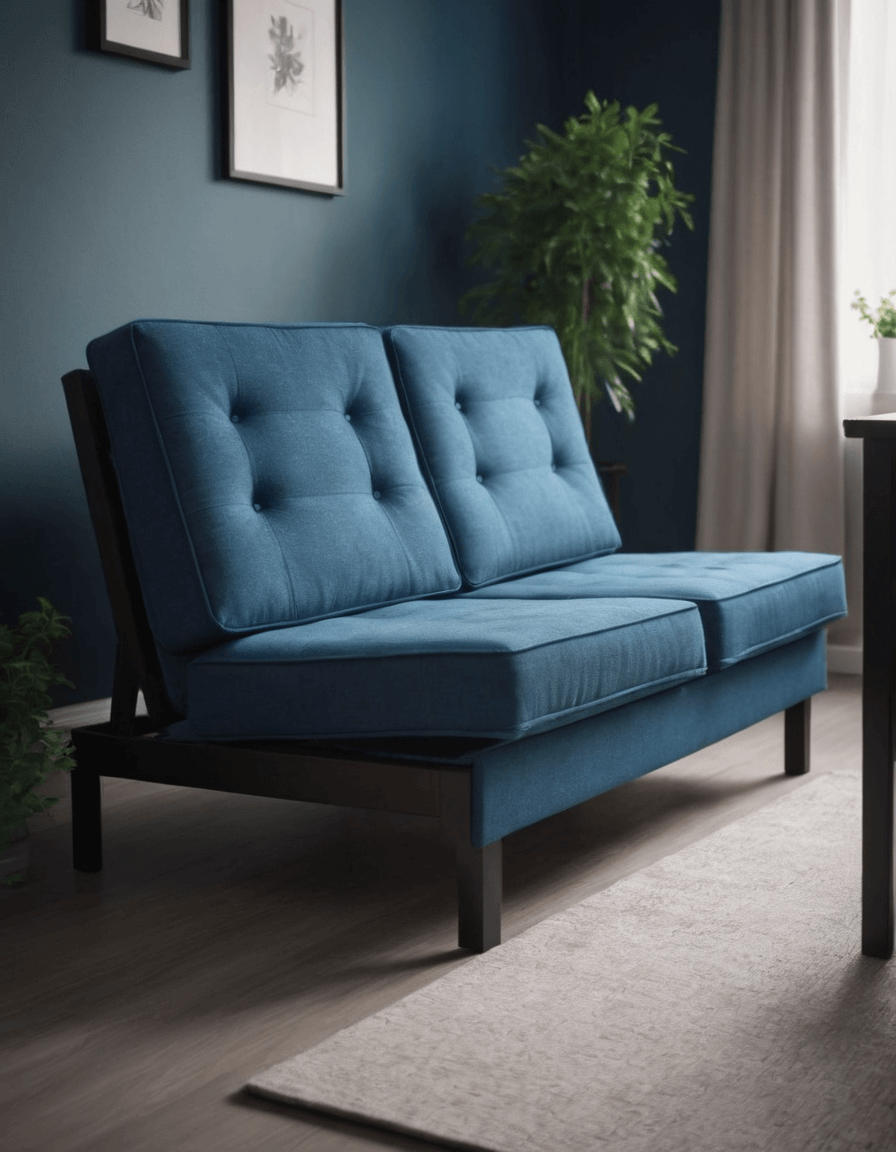 blue fashion sofa