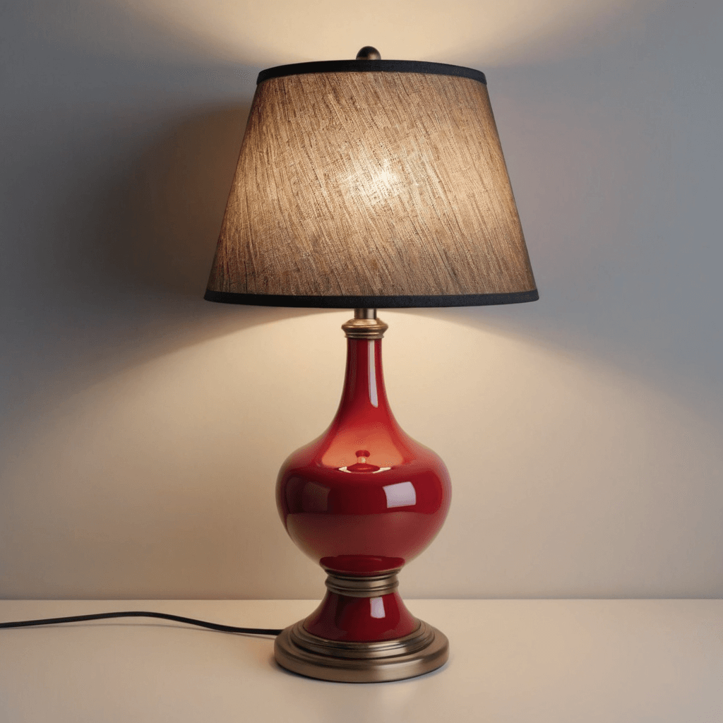 red lamp